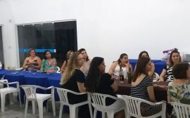 Jantar para as novas cunhadas Elenir e Regina