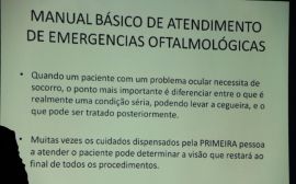 Palestra tema médico